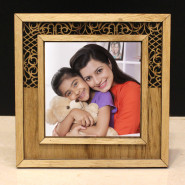 Personalized Designer Wooden Photo Frame and Card