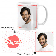 Personalized Photo Mug with Name & Card