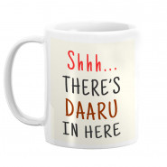 Shh There's Daaru in Here Personalized Photo Mug & Card