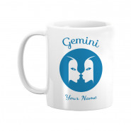Gemini Zodiac Personalized Mug & Card