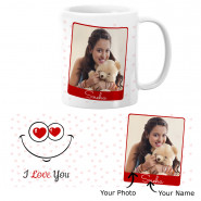 I Love You Personalized Mug & Card