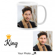 King Personalized Photo Mug & Card