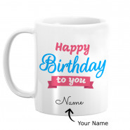 Happy Birthday Personalized Photo Mug & Card