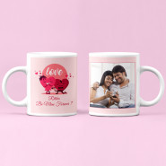 Propose Day Personalized Mug & Valentine Greeting Card