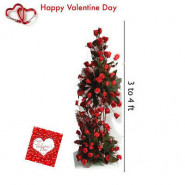 Life Size Roses - 100 Red Roses Life Size Arrangement 3-4 Feet + Card
