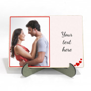 Personalized Rectangle Shaped Photo Tite & Card