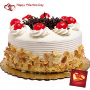 Royal Cake - 1 Kg Butter Scotch Cake (Five Star Bakery) & Valentine Greeting Card