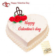 Souvenir of Love - Vanilla Heart Cake 1 Kg + Card