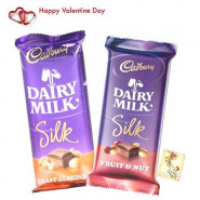 Silk Combo - 2 Cadbury Dairy Milk Silk and Card