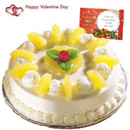 Five Star Cake - Pinapple Cake 1 Kg + Card