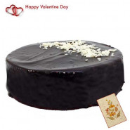 Five Star Cake - Chocolate Truffle Cake 2 Kg + Card