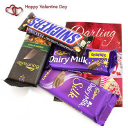 Love for You - Snickers, Dairy Milk Crackle, Bournville, Dairy Milk Silk and Card