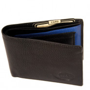 Black & Blue Wallet (4 inch by 5 inch)
