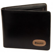 Black Wallet with stitching (4 inch by 5 inch)