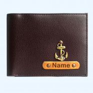 Personalized Leather Wallet and Card