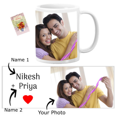 Custom Couples Name Personalized Mug