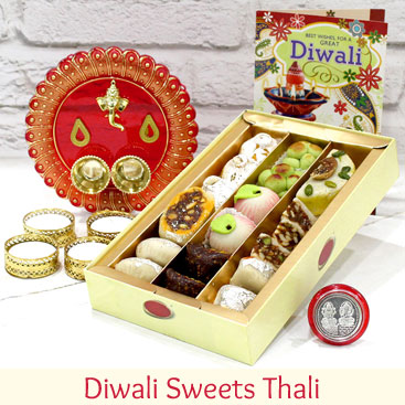 Diwali Sweets Thali