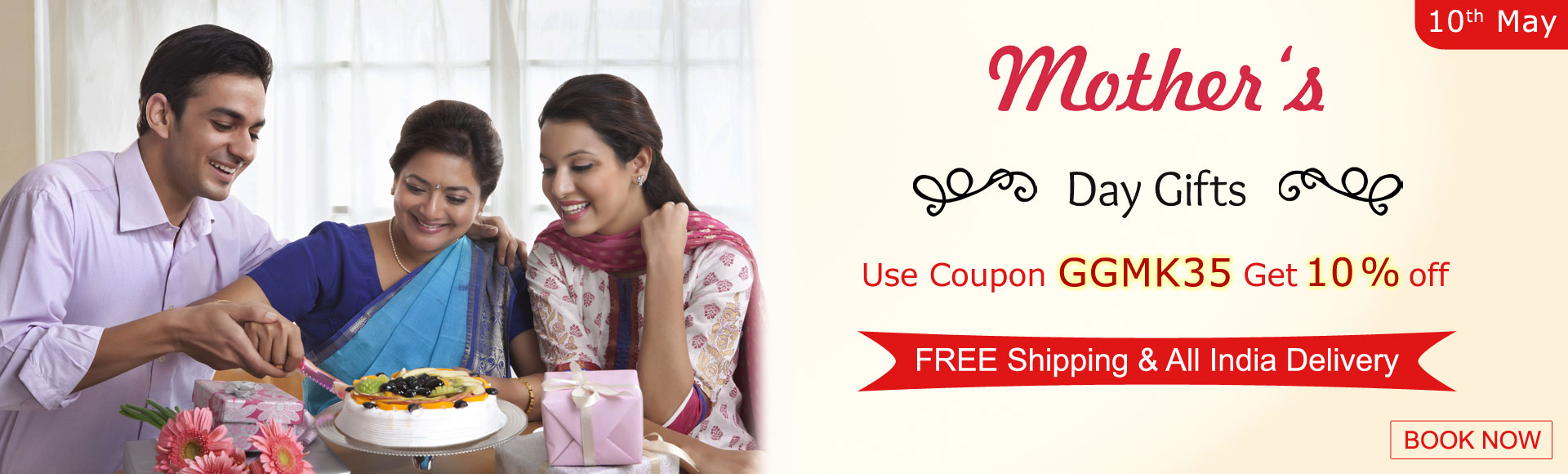 Send Mother's Day Gifts to India