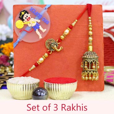 Set of 3 Rakhis