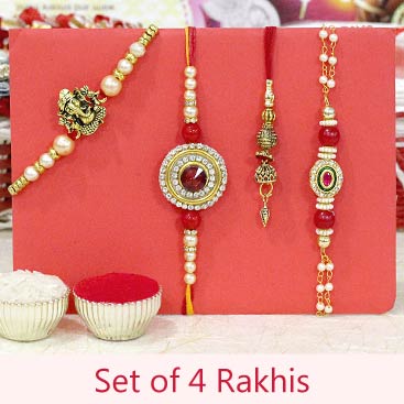 Set of 4 Rakhis