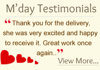 Mother's Day Testimonials