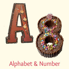 Alphabet & Number Cakes