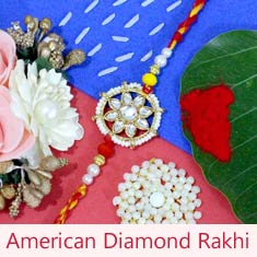 American Diamond Rakhi