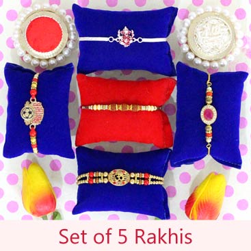 Set of 5 Rakhis